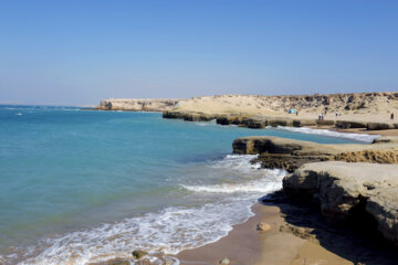 La isla de Hengam en el Golfo Pérsico 