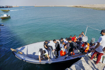 La isla de Hengam en el Golfo Pérsico 