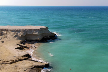 La isla de Hengam en el Golfo Pérsico 