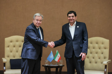 Meeting of Secretary General of United Nations with Iran's First Vice President