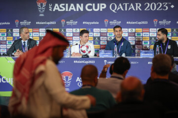 Press conference of Iran, UAE football coaches 