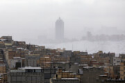 Snowfall in Tabriz