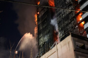 آتش سوزی بیمارستان گاندی تهران مهار شد/پنج اخطار ناایمن بودن ساختمان صادر کردیم