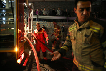 آتش سوزی در بیمارستان گاندی