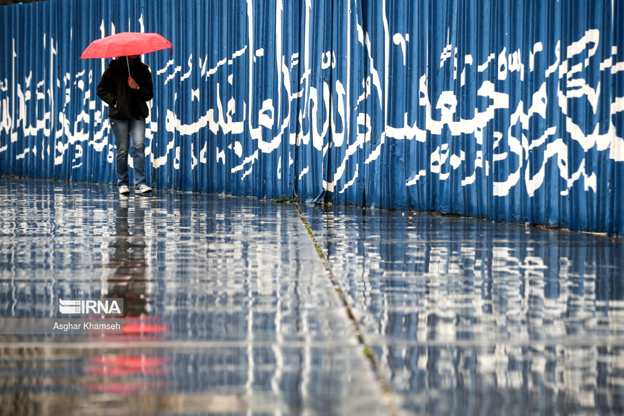 رگبار باران، وزش باد و کاهش دما در برخی مناطق کشور