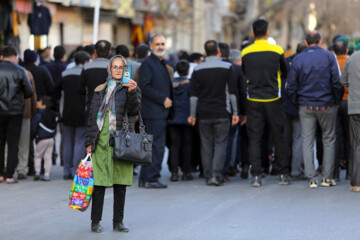 حرکت دسته‌های عزاداری در سالروز شهادت حضرت شاهچراغ(ع)