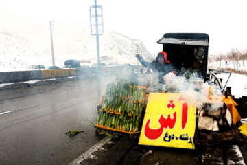 بارش برف در تهران