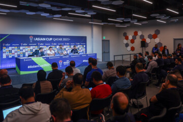Head coaches of Iran, Japan national teams hold presser