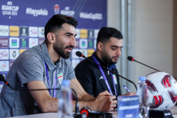 Head coaches of Iran, Japan national teams hold presser