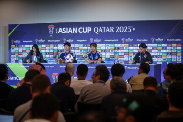 Head coaches of Iran, Japan national teams hold presser
