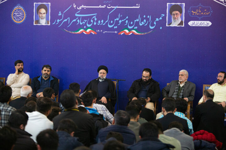 نشست رئیس جمهور با فعالان گروه های جهادی