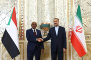 امير عبداللهيان يستقبل وزير الخارجية السوداني