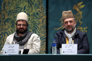 چهل و دومین جشنواره فیلم فجر-  نشست خبری «پویانمایی» ساعت جادویی به کارگردانی «محمد علی بصیری نیک» 