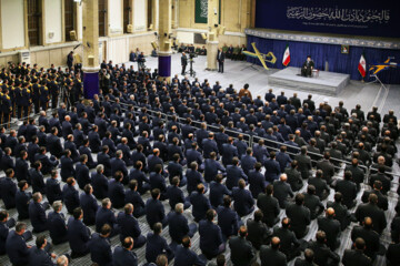 دیدار جمعی از فرماندهان نیروی هوایی ارتش با رهبر انقلاب
