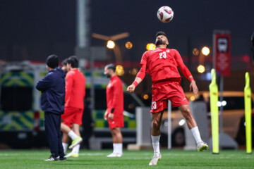 Iran football team in training