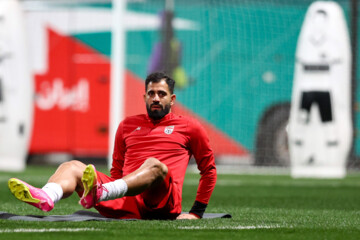 Iran football team in training