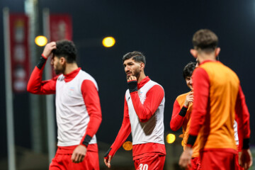 Iran football team in training