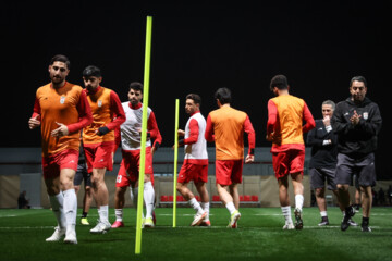 Iran football team in training