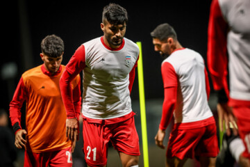 Iran football team in training