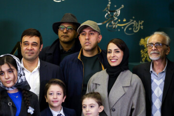 چهل و دومین جشنواره فیلم فجر- عکس یادگاری عوامل فیلم نپتون