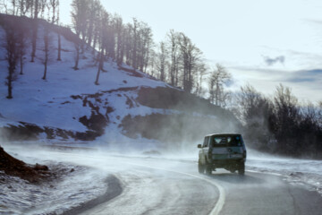 Zandaneh village in winter 