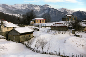 Zandaneh village in winter 