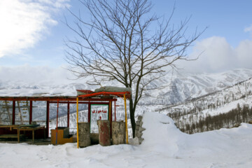 Zandaneh village in winter 