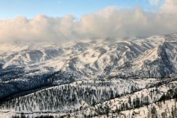 Zandaneh village in winter 