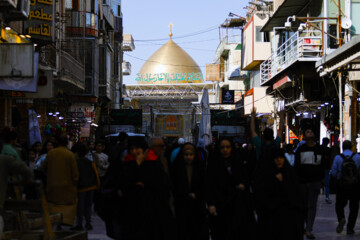 Sanctuaire de l'Imam Ali à la veille des fêtes du moi de de Shaban