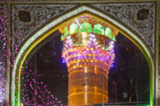 Shrine of Imam Hussain (AS) on eve of birth anniversary