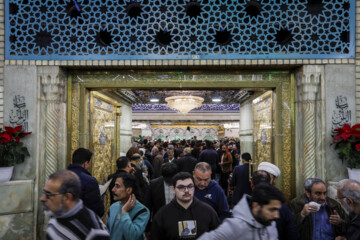 En image le sanctuaire de l'Imam Hossein (P) à la veille de l’anniversaire de sa bienheureuse naissance ce mardi 13 février 2024. (Photo : Mohammad Mahdi PourArab)