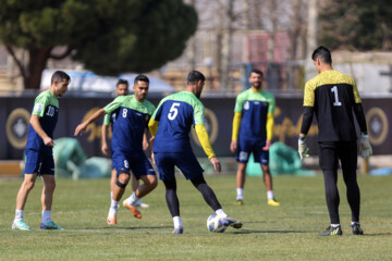آخرین تمرین تیم فوتبال سپاهان پیش از دیدار با الهلال عربستان