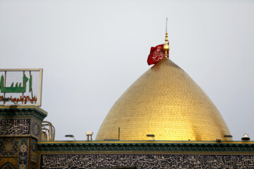 حرم علمدار، در شب میلاد امام سجاد(ع)