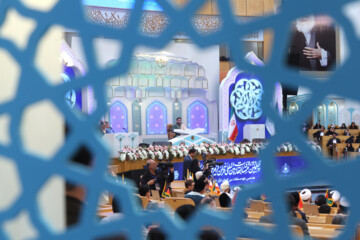 La 40ème édition du Concours international du Saint Coran a débuté jeudi soir 15 février 2024 avec la participation de 99 récitants de 44 pays du monde, accueillis par l’Organisation des Dons et des Affaires caritatives à Téhéran. (Photo : Payam Thani)

