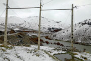 برف مناطق روستایی غرب خراسان رضوی را سپیدپوش کرد