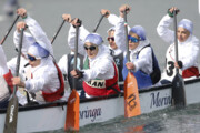 Премьер-лига Ирана по гребле на лодках “Дракон” среди женщин