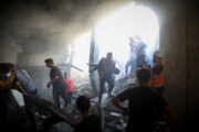 ۲۲ فلسطینی در حملات اسرائیل به «دیرالبلح» شهید شدند/آخرین وضعیت بیمارستان شفا+فیلم