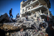 شهادت ۱۱ فلسطینی در بمباران غزه