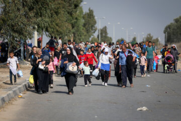 آوارگی هزاران فلسطینی در غزه
