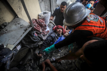 حمله رژیم اشغالگر به مناطق مسکونی غزه