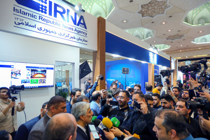 ایرنا در بیست‌وچهارمین نمایشگاه رسانه‌های ایران