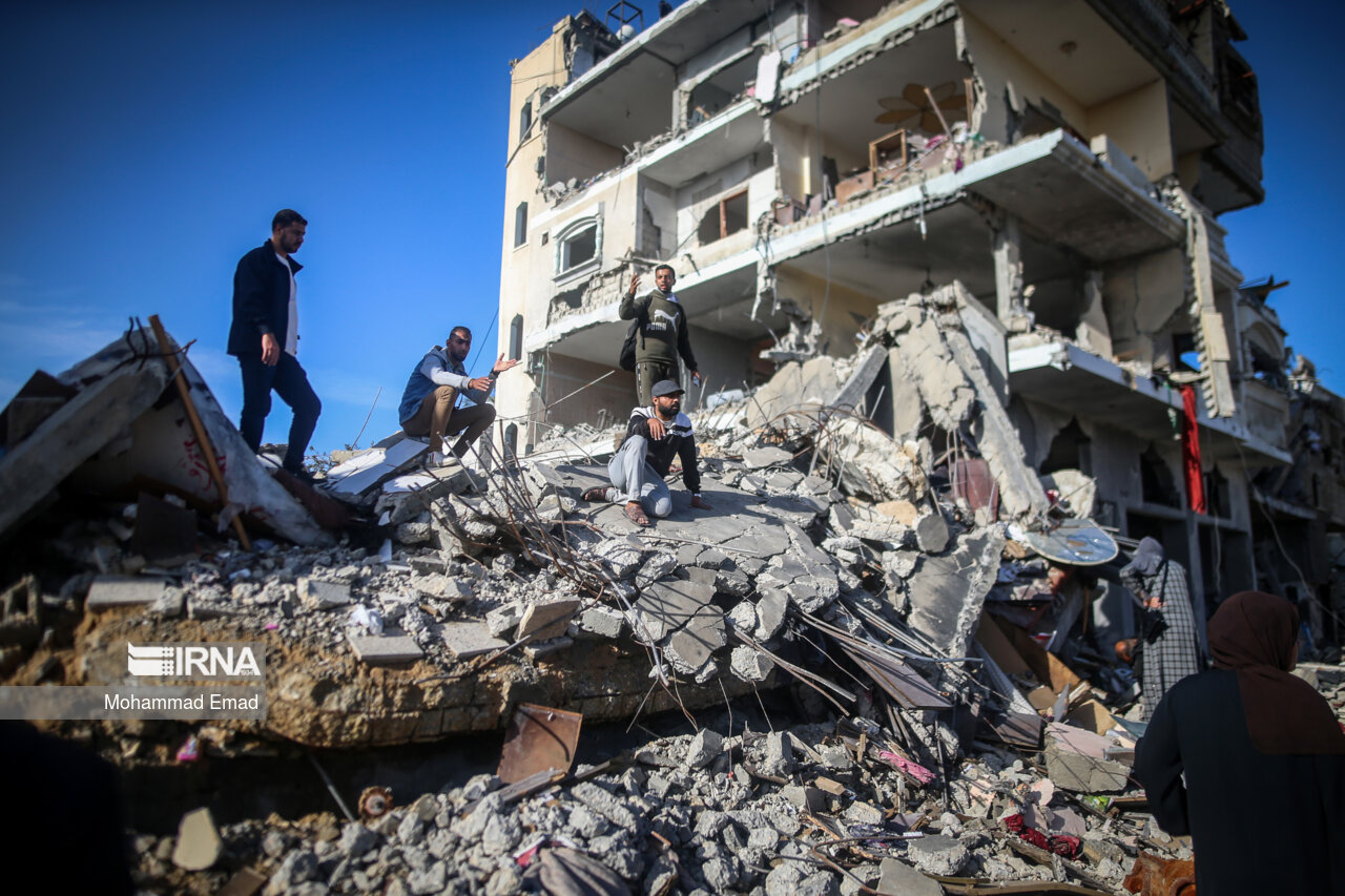 شهادت ۱۱ فلسطینی در بمباران غزه