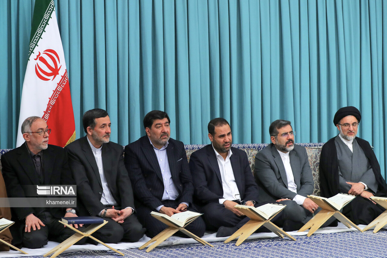 دیدار شرکتکنندگان در مسابقات قرآن با رهبر انقلاب