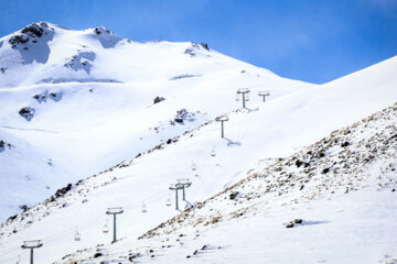 La piste ski de Tarik Dareh dans l’ouest de l’Iran 