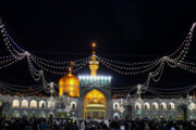Mausoleo del Imam Reza en víspera del aniversario del natalicio del Imam Mahdi