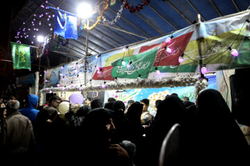 Téhéran : célébration de la nuit de l’anniversaire de la naissance de l’Imam du Temps (P) ce samedi 24 février 2024. (Photo : Asghar Khamseh)