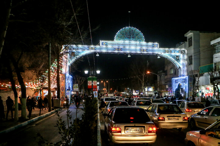 تهران در شب ولادت حضرت قائم (عج)