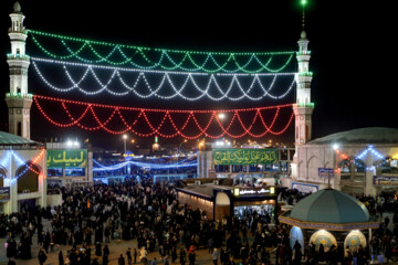 مسجد جمکران در شب ولادت حضرت قائم (عج)