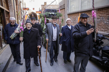 جشن نیمه شعبان در بازار تبریز