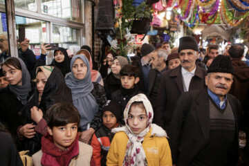 جشن نیمه شعبان در بازار تبریز